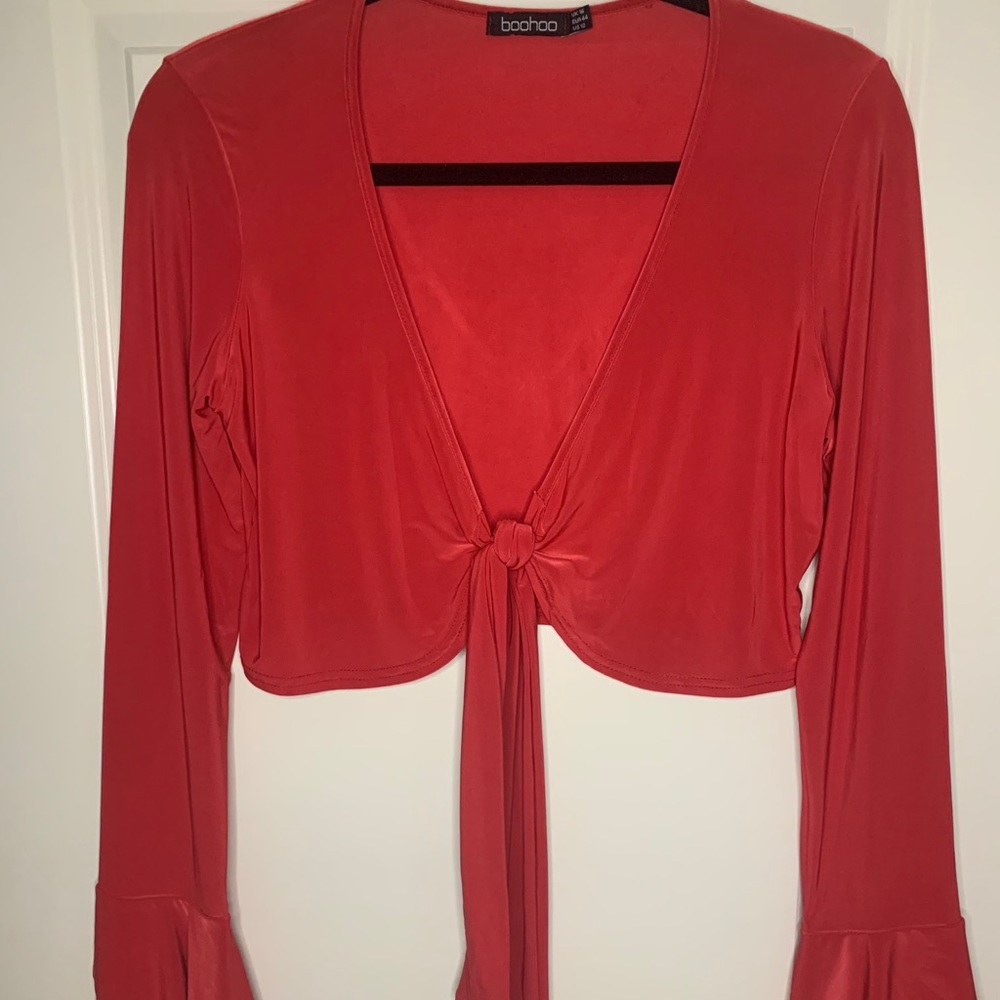 Long sleeve crop top